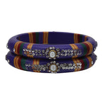 Handmade Purple Lakh Bangles for Women

