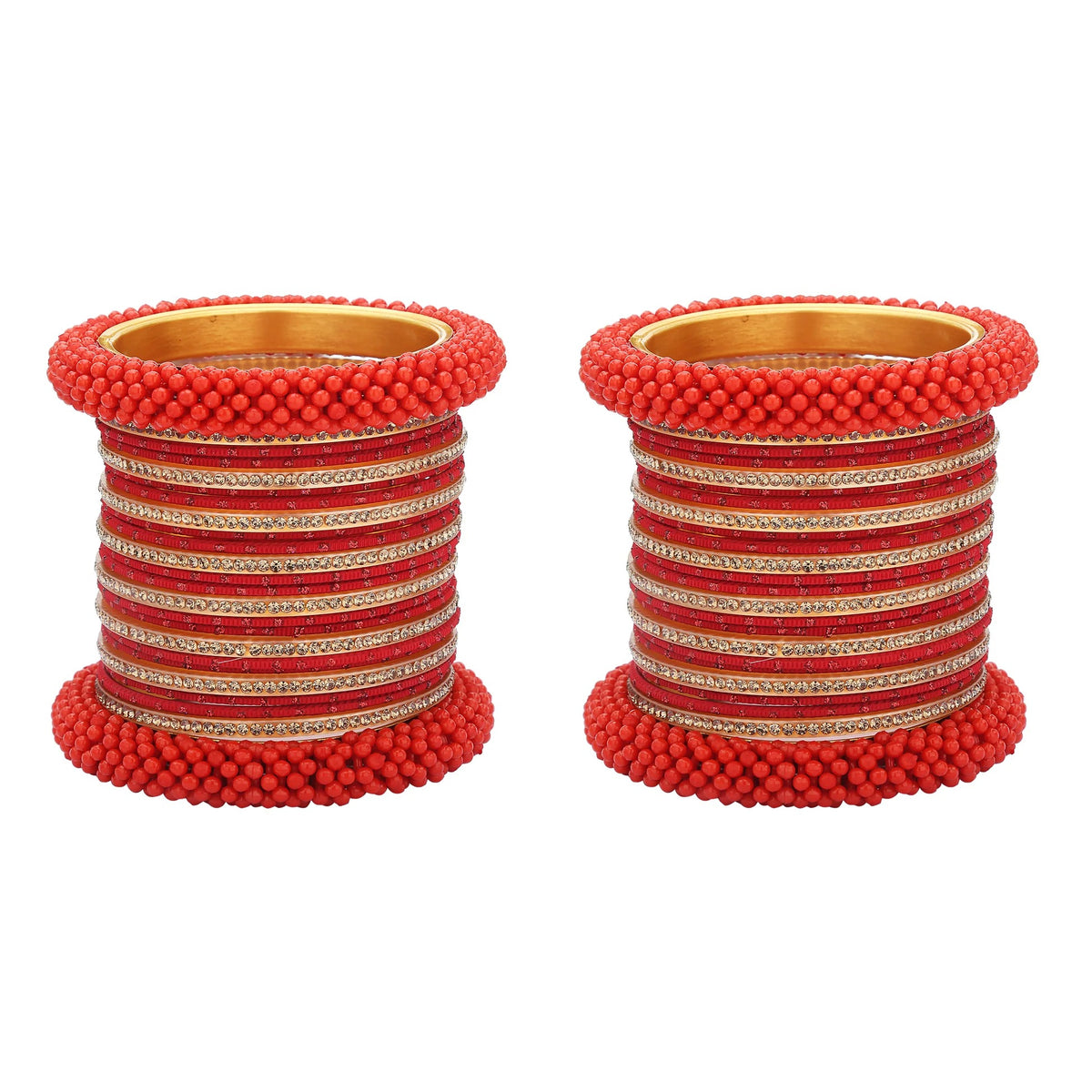Traditional Bridal Red Lakh Bangles