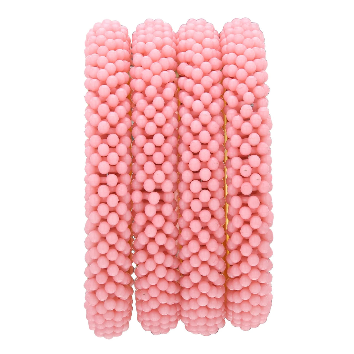 Blush Pink Handmade Lakh Bangles