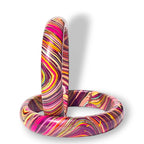 Rainbow Swirl Handcrafted Lakh Bangles for Women